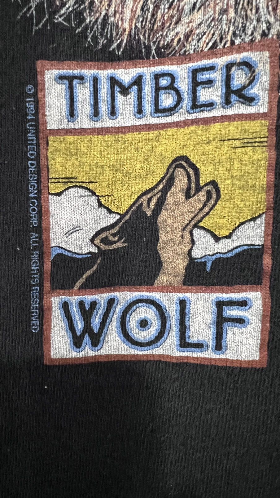 Vintage 1994 Timber Wolf Single Stitch Tee Size XL Size US XL / EU 56 / 4 - 4 Thumbnail