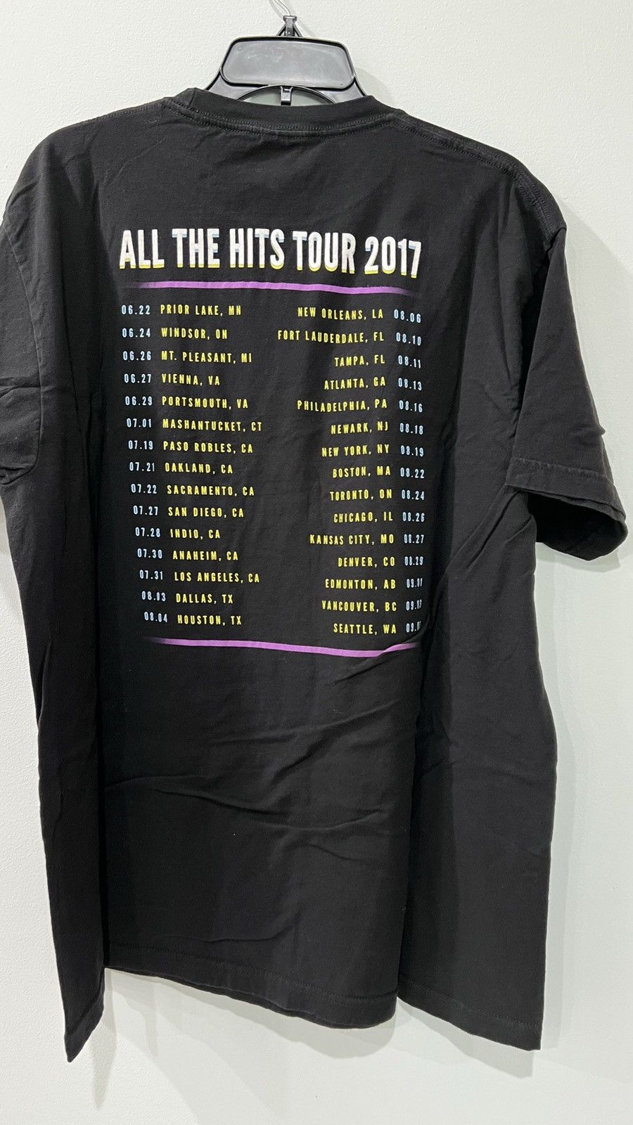 Band Tees × Vintage Lionel Richie “All The Hits Tour 2017” tee size XL Size US XL / EU 56 / 4 - 3 Thumbnail