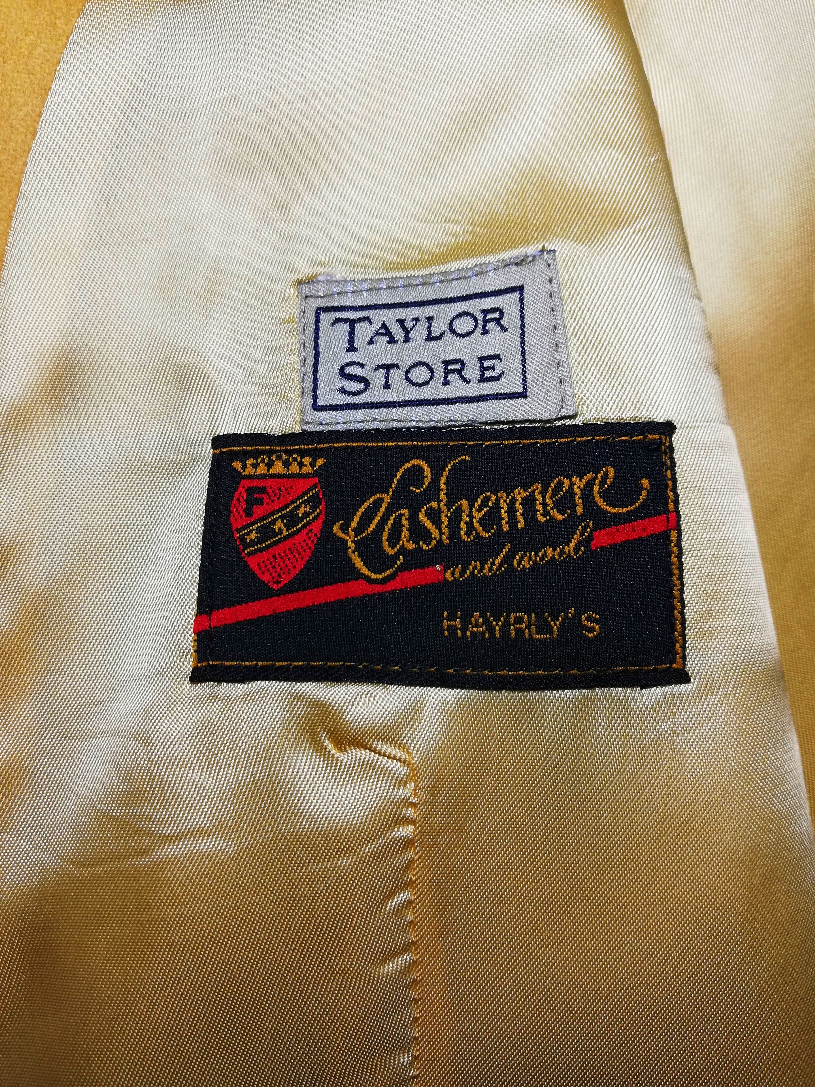 Vintage 🔥Taylor Store Cashemere And Wool Hayrly's Stripe Vest🔥 Size US S / EU 44-46 / 1 - 5 Thumbnail