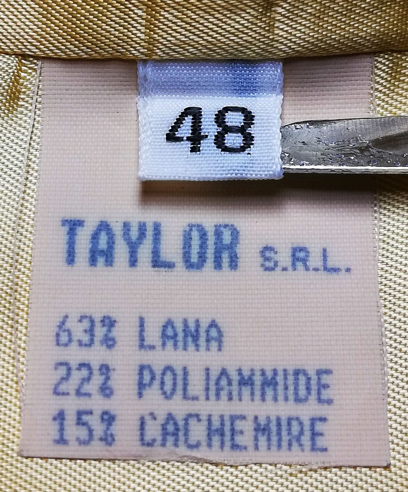 Vintage 🔥Taylor Store Cashemere And Wool Hayrly's Stripe Vest🔥 Size US S / EU 44-46 / 1 - 6 Thumbnail