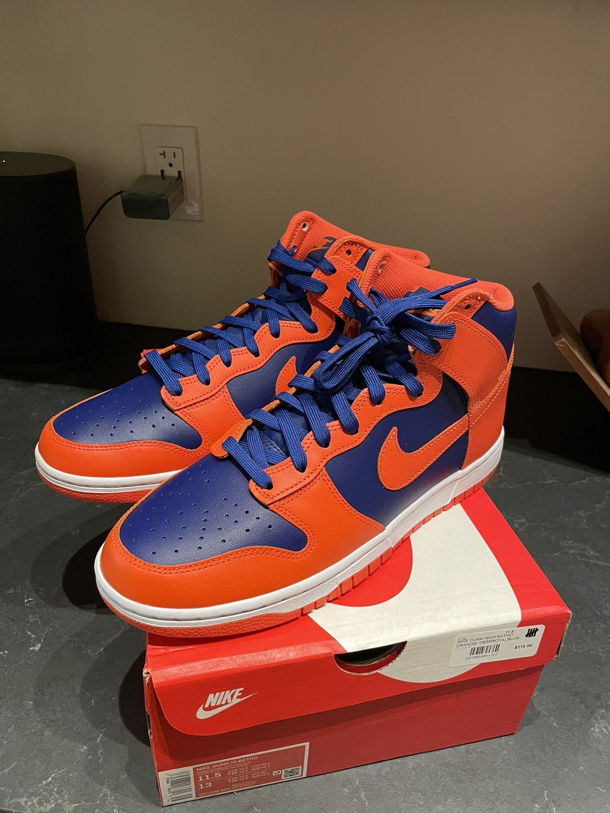 Dunk High Retro Orange and Deep Royal ダンク ハイ レトロ オレンジ