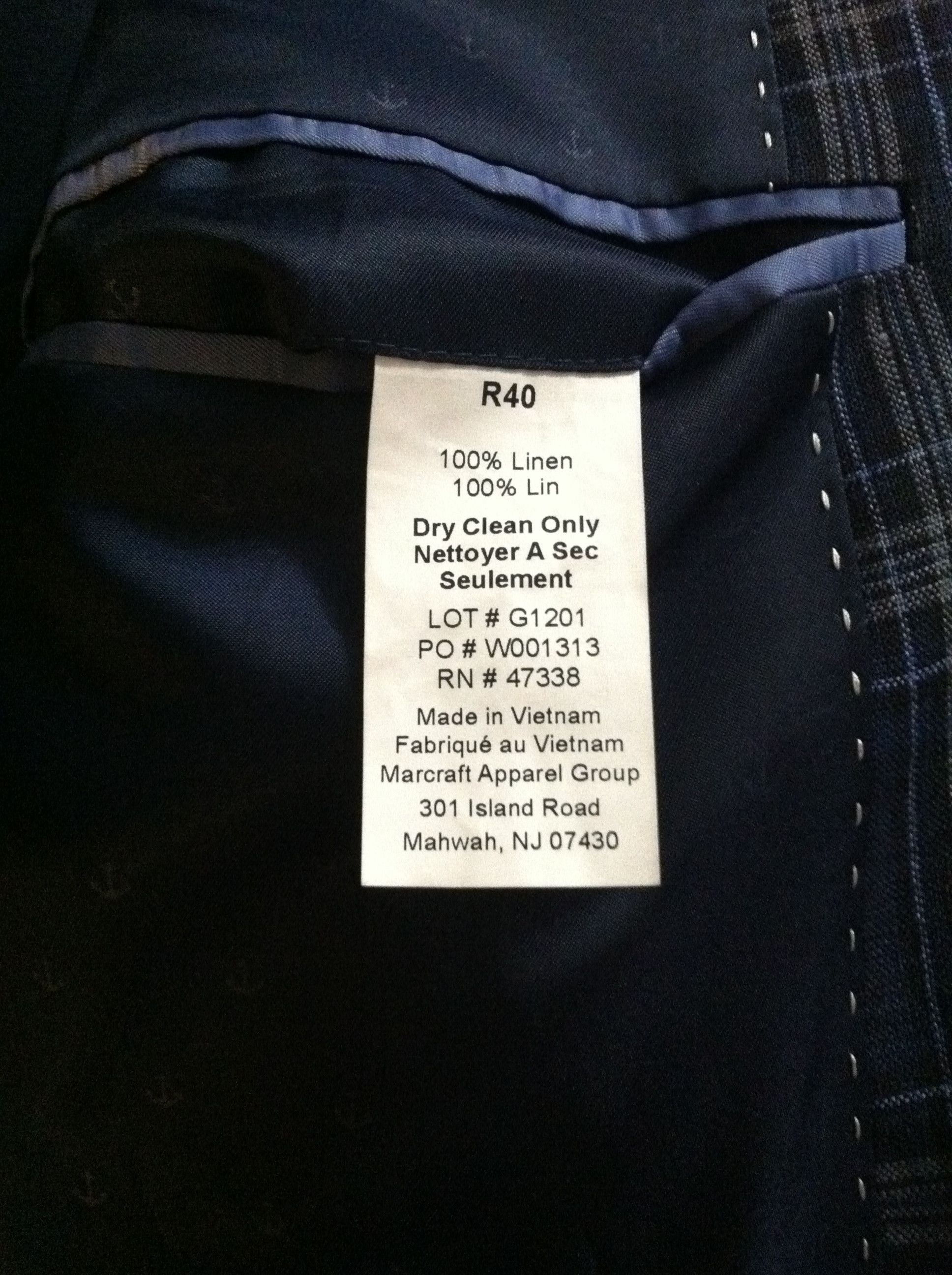 Tommy Hilfiger TOMMY HILFIGER MEN'S SPORT JACKET COAT BLAZER 40R Size 40R - 8 Thumbnail