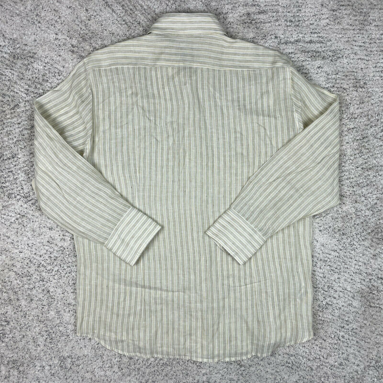 Hugo Boss Hugo Boss Linen Shirt Mens XL Long Sleeve Size US XL / EU 56 / 4 - 2 Thumbnail