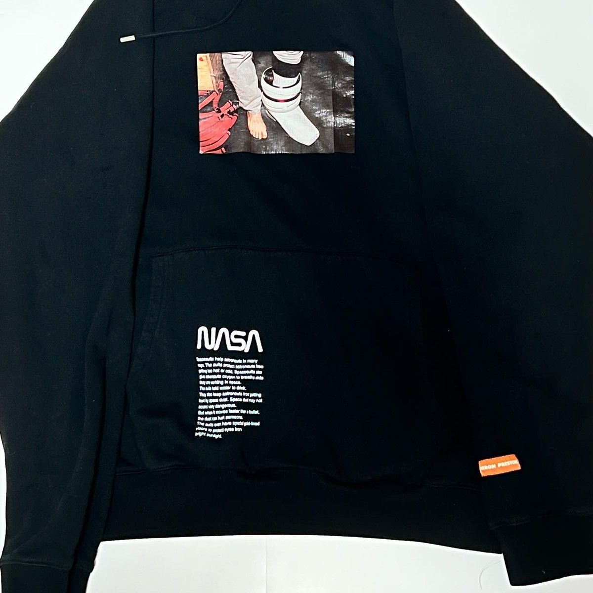 Heron preston nasa hoodie grailed best sale