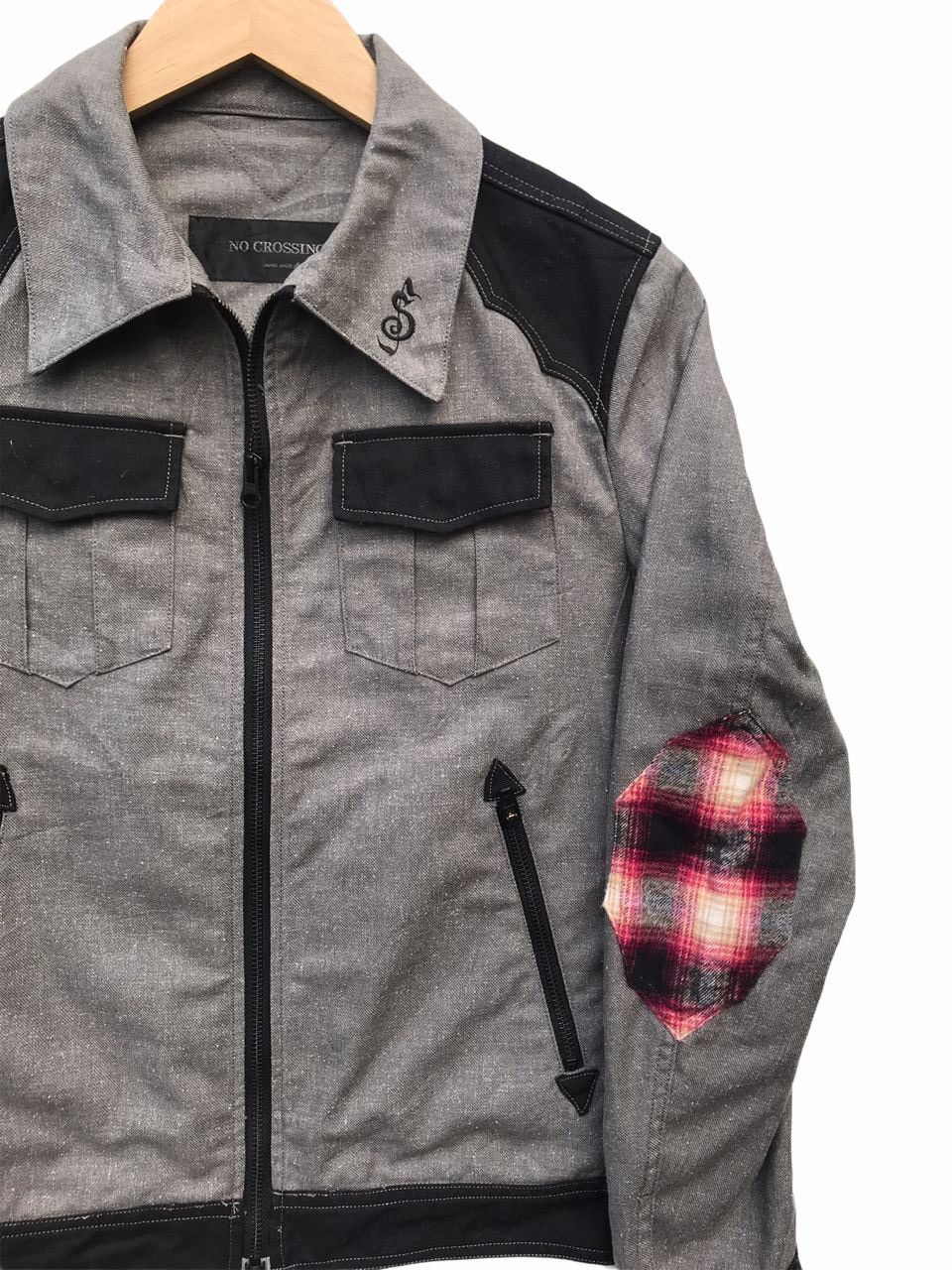 Japanese Brand Japanese Brand No Crossing Denim Western Style Jacket Size US S / EU 44-46 / 1 - 3 Thumbnail