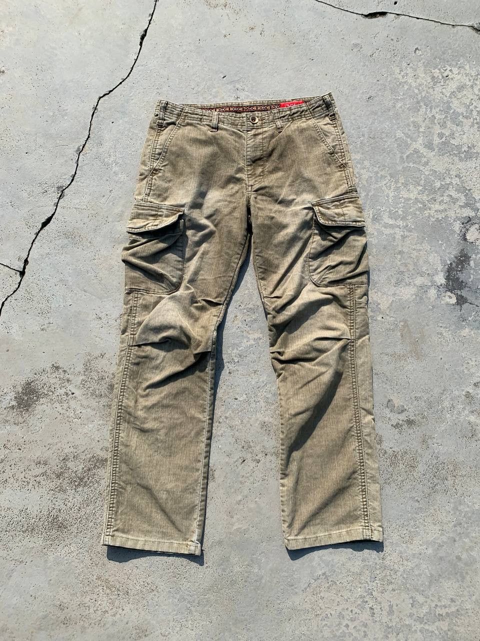 Japanese Avail Corduroy Cargo Pants Multipocket
