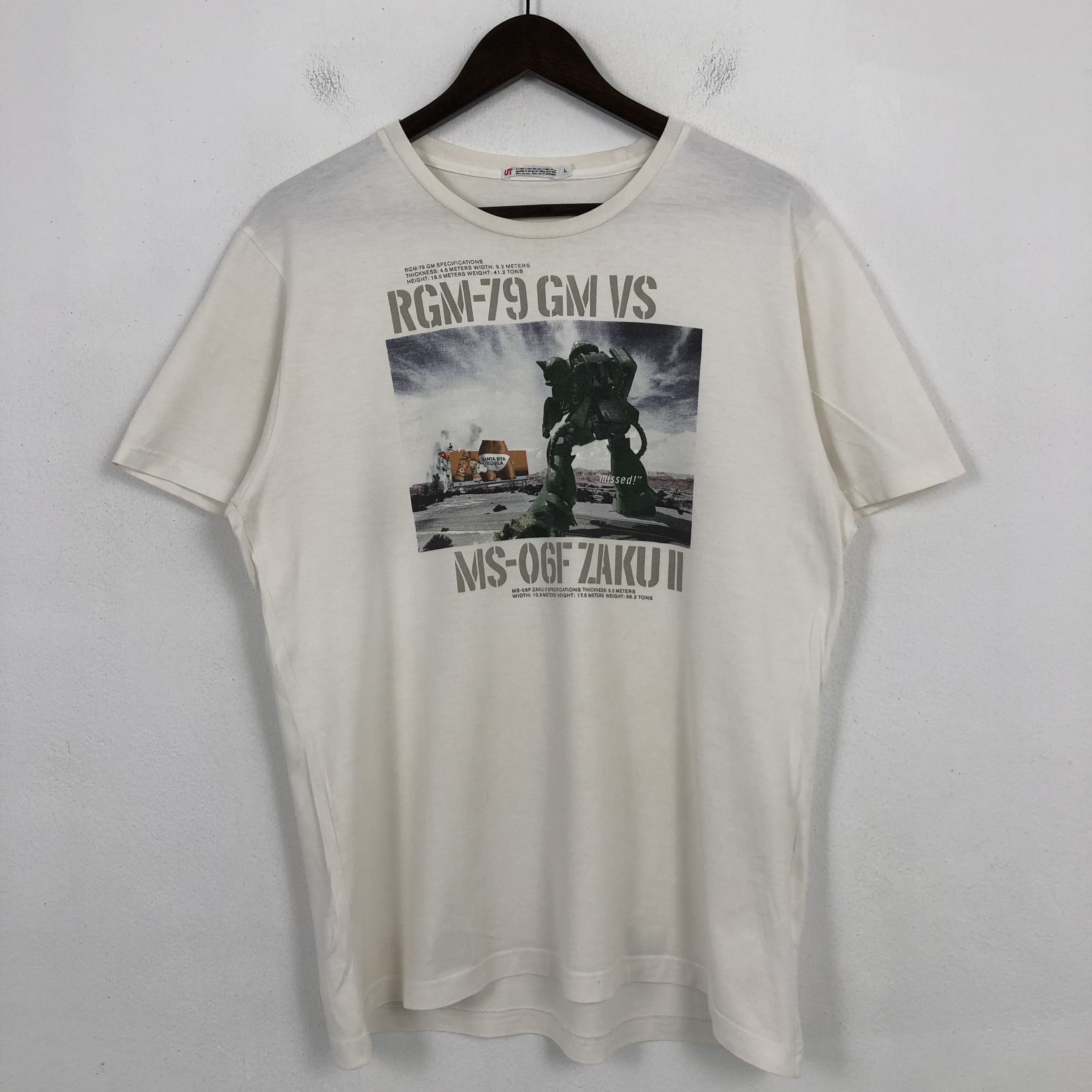 Vintage Zaku II Gundam Japanese Anima Tshirt