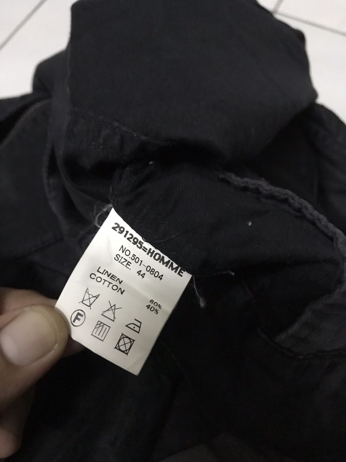 Japanese Brand 291295 Homme Double Collar Light Bikers Jacket Size US S / EU 44-46 / 1 - 7 Thumbnail