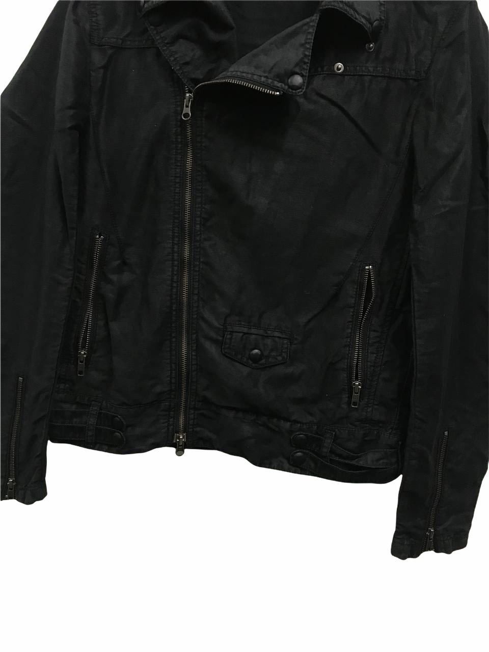 Japanese Brand 291295 Homme Double Collar Light Bikers Jacket Size US S / EU 44-46 / 1 - 4 Thumbnail