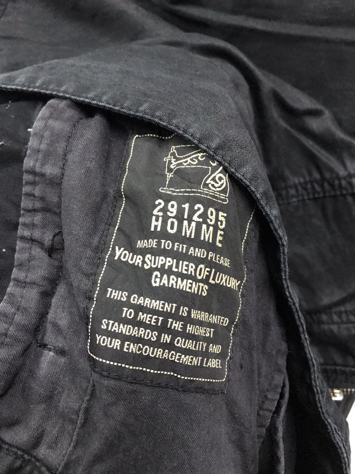 Japanese Brand 291295 Homme Double Collar Light Bikers Jacket Size US S / EU 44-46 / 1 - 6 Thumbnail
