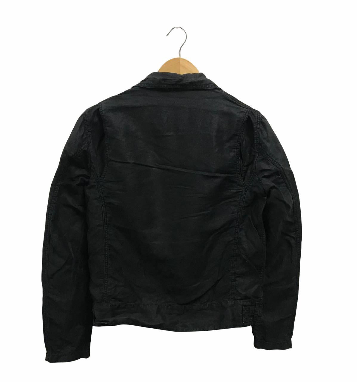 Japanese Brand 291295 Homme Double Collar Light Bikers Jacket Size US S / EU 44-46 / 1 - 5 Thumbnail