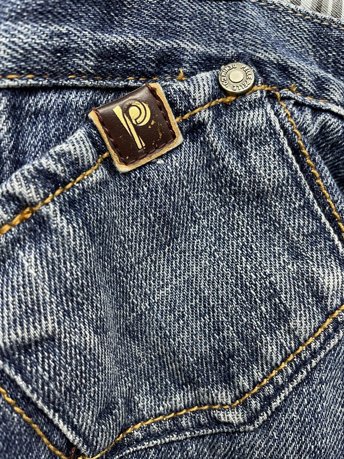 Marc Buchanan × Pelle Pelle × Vintage 🔥DOPE! Vintage 90’s PELLE PELLE Baggy Distressed Denim Size US 32 / EU 48 - 7 Thumbnail