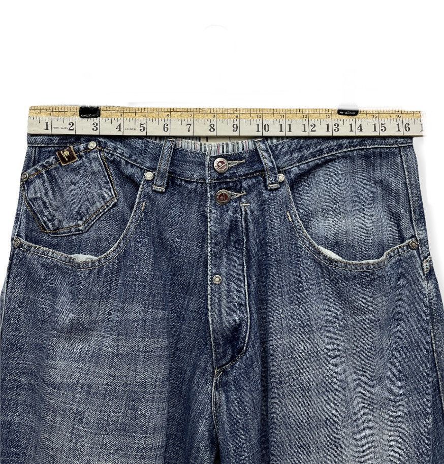 Marc Buchanan × Pelle Pelle × Vintage 🔥DOPE! Vintage 90’s PELLE PELLE Baggy Distressed Denim Size US 32 / EU 48 - 13 Thumbnail
