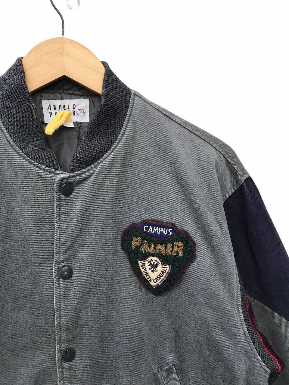 Japanese Brand Arnold Palmer Campus Cotton Varsity Jacket Size Labelled 160 Size US S / EU 44-46 / 1 - 2 Thumbnail