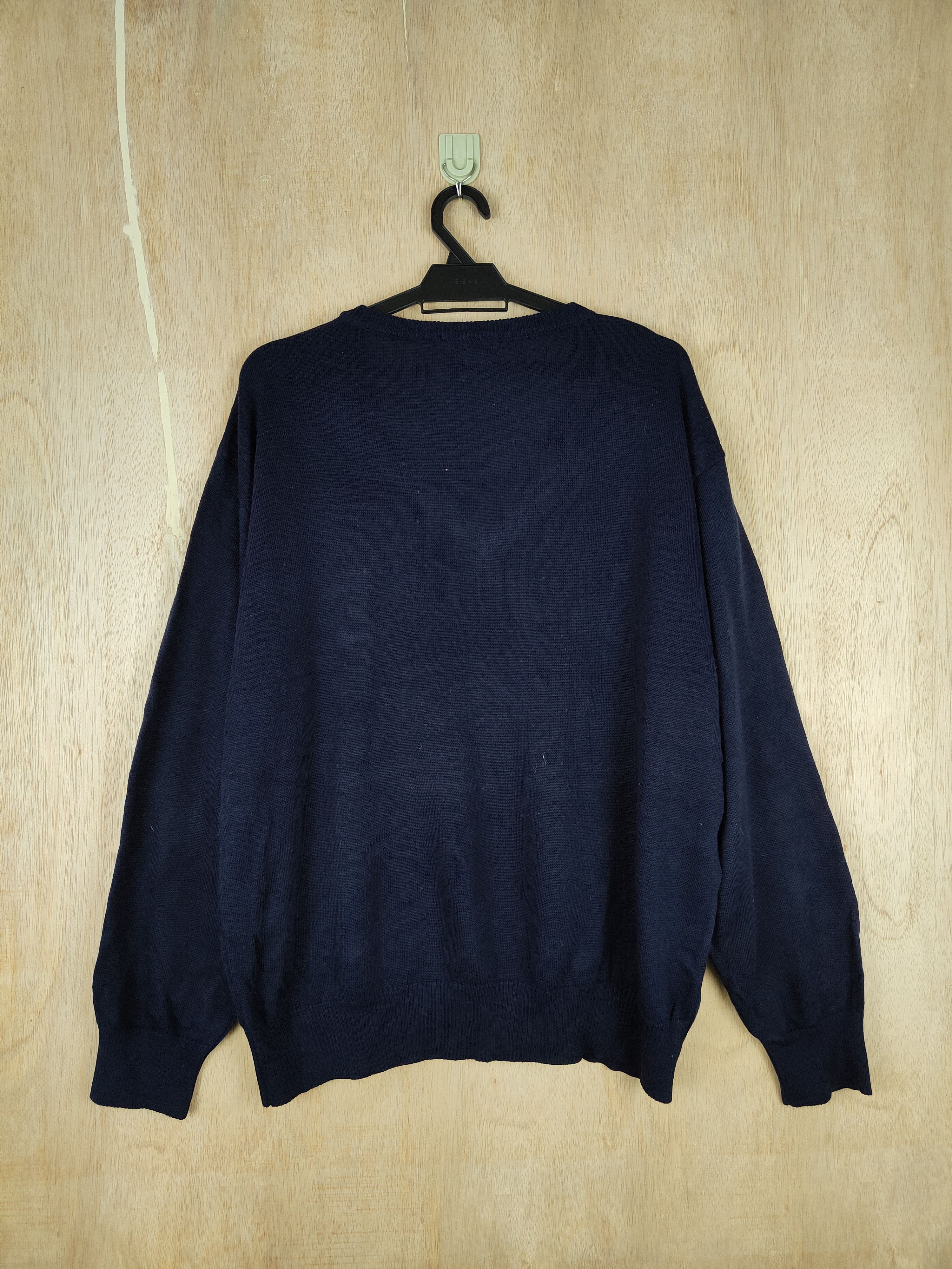 Japanese Brand × Vintage Emile Galle Dark Blue Knitwear #4290 Size US L / EU 52-54 / 3 - 6 Thumbnail
