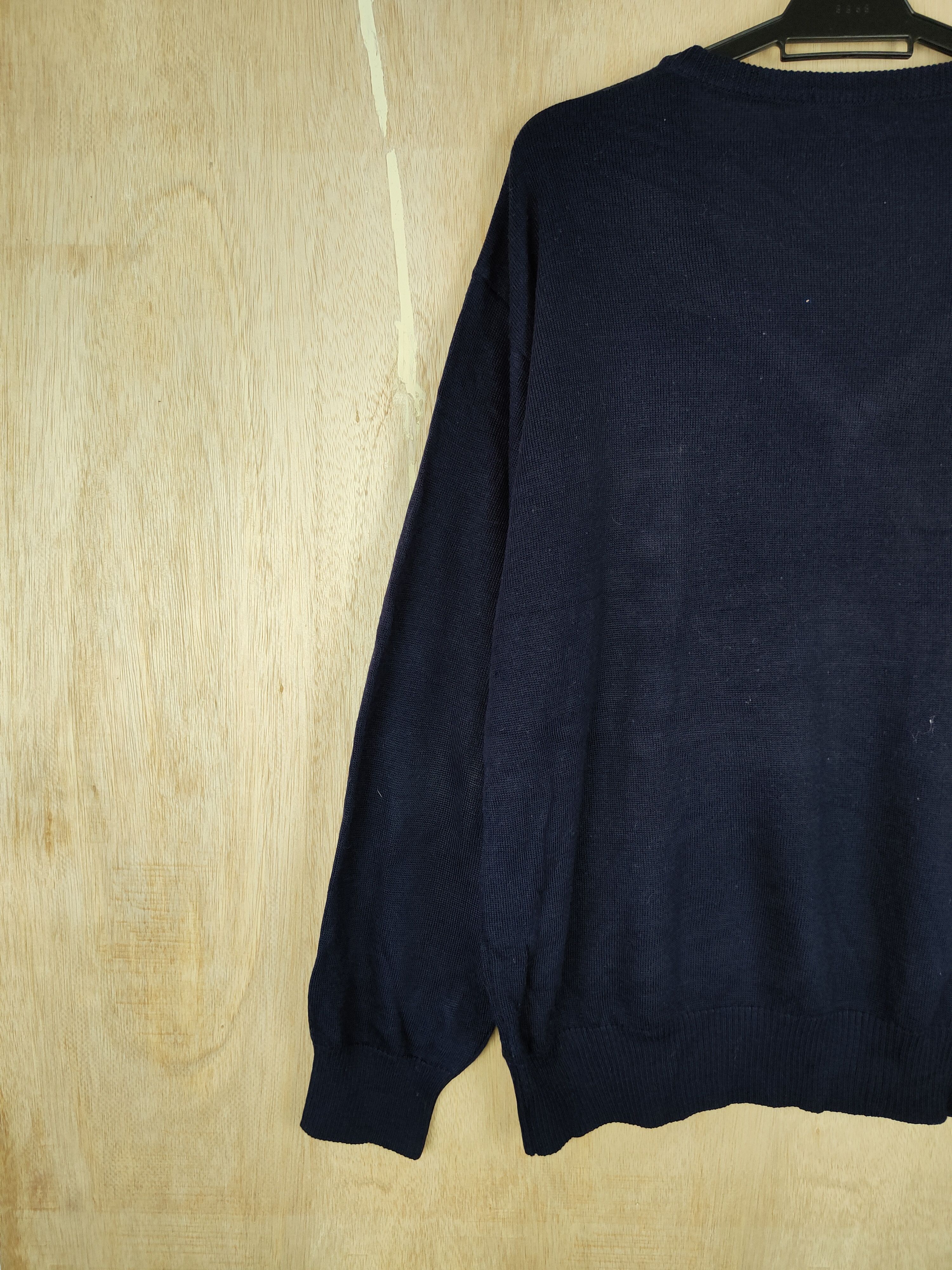 Japanese Brand × Vintage Emile Galle Dark Blue Knitwear #4290 Size US L / EU 52-54 / 3 - 7 Thumbnail