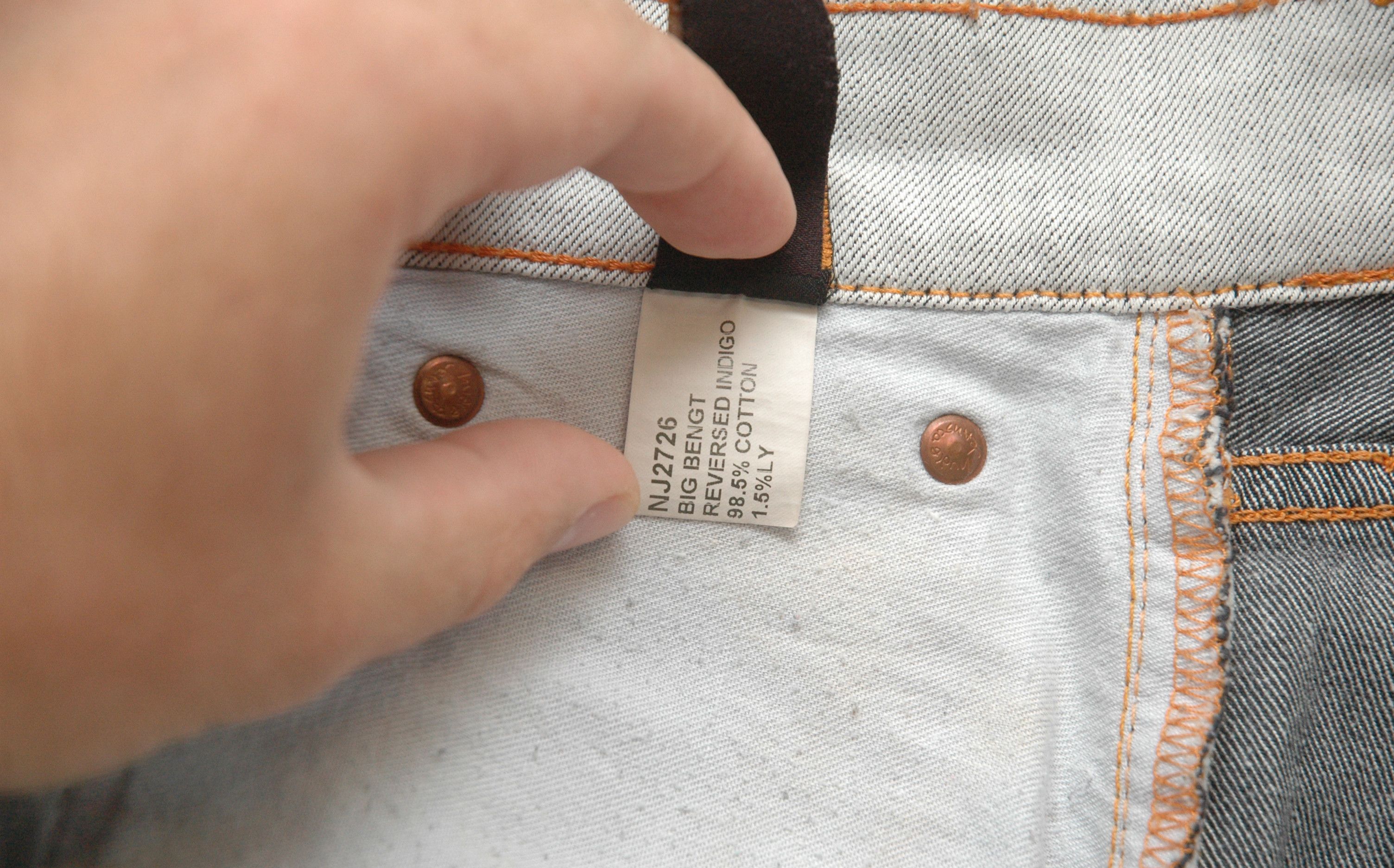 Nudie Jeans Nudie Jeans Big Bengt Revesed Indigo Made in Italy Size US 30 / EU 46 - 12 Thumbnail