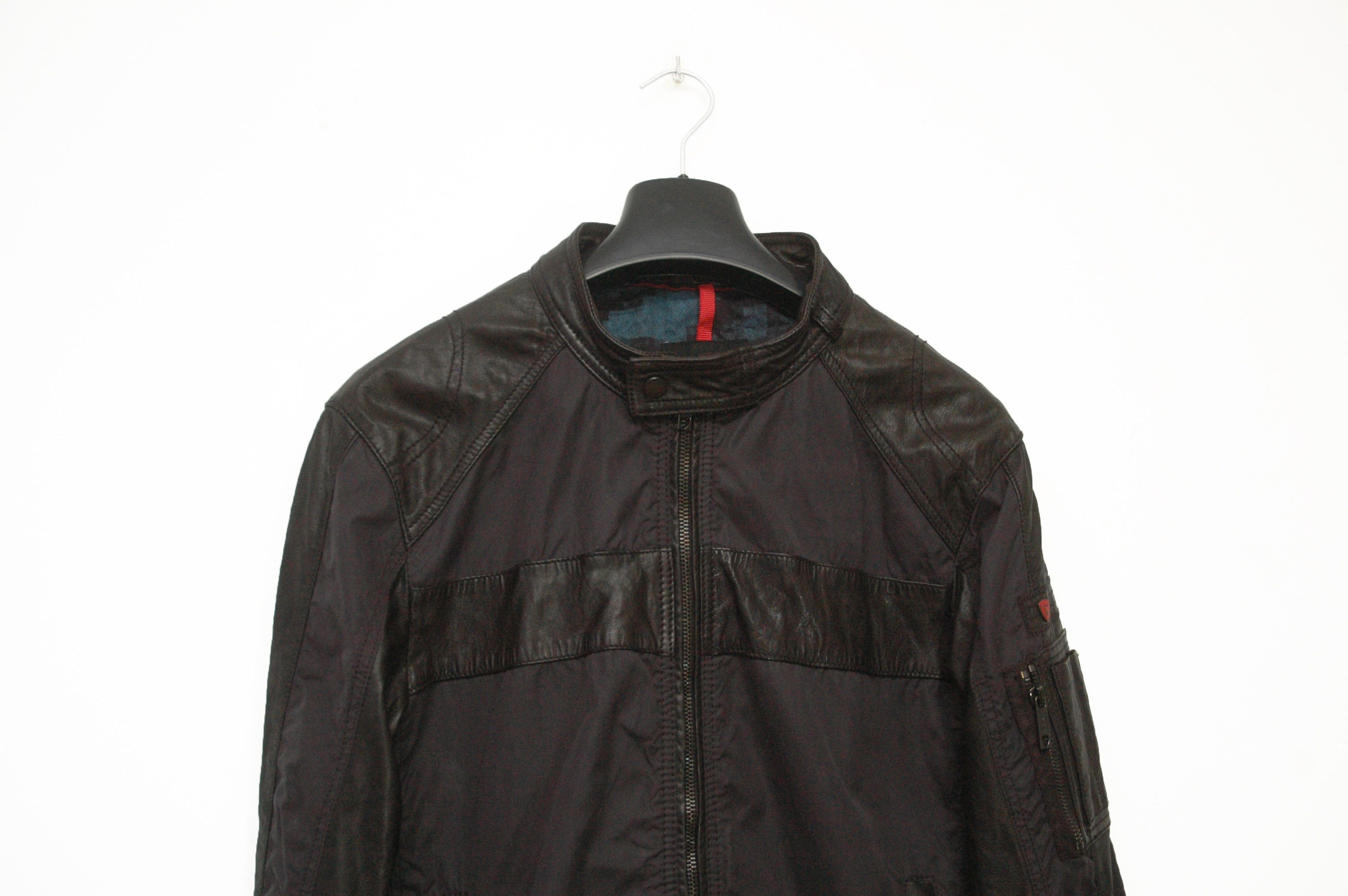 Strellson Strellson Lambskin Leather + Nylon Jacket Size US S / EU 44-46 / 1 - 2 Thumbnail