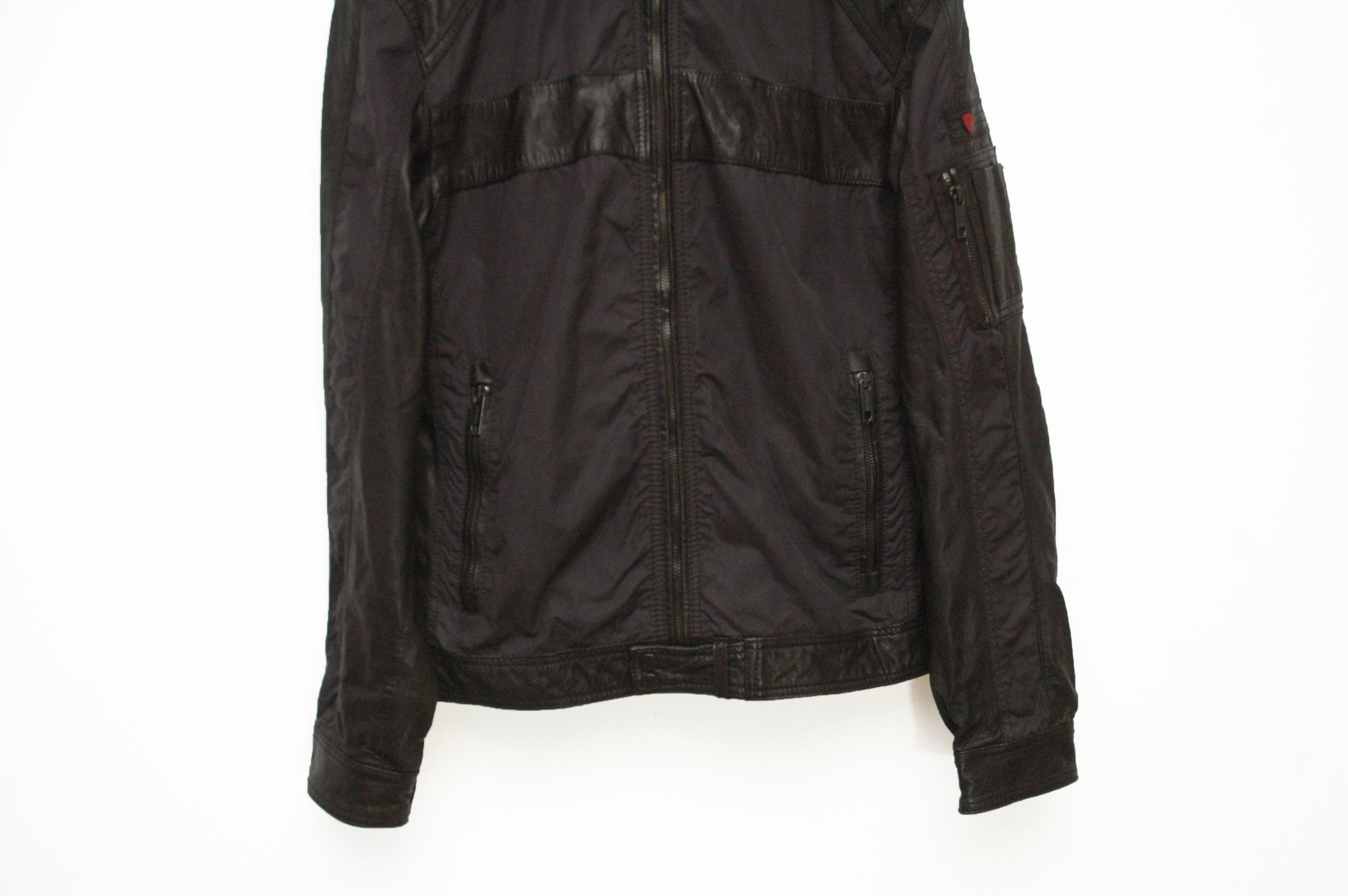 Strellson Strellson Lambskin Leather + Nylon Jacket Size US S / EU 44-46 / 1 - 3 Thumbnail