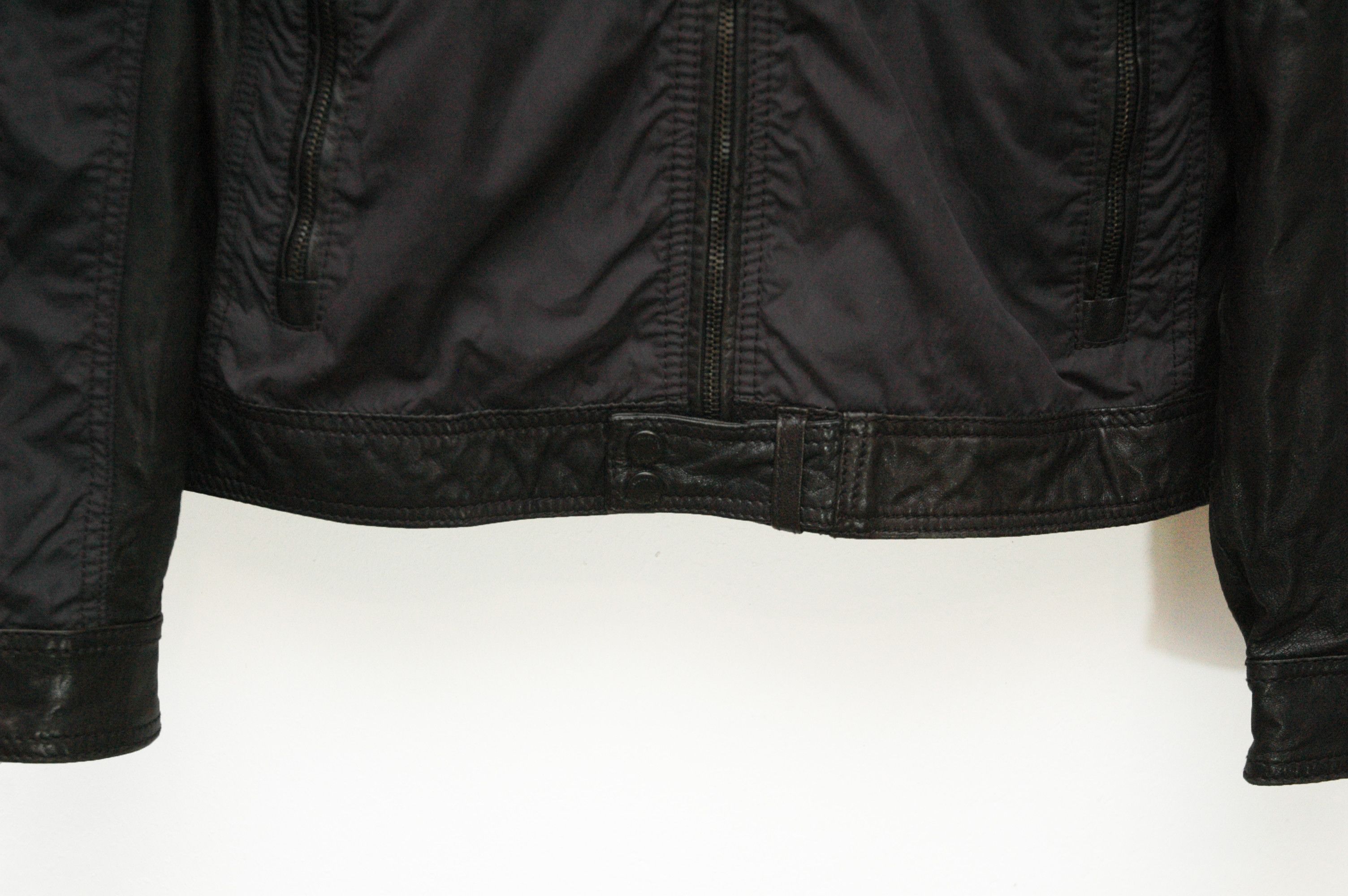 Strellson Strellson Lambskin Leather + Nylon Jacket Size US S / EU 44-46 / 1 - 5 Thumbnail