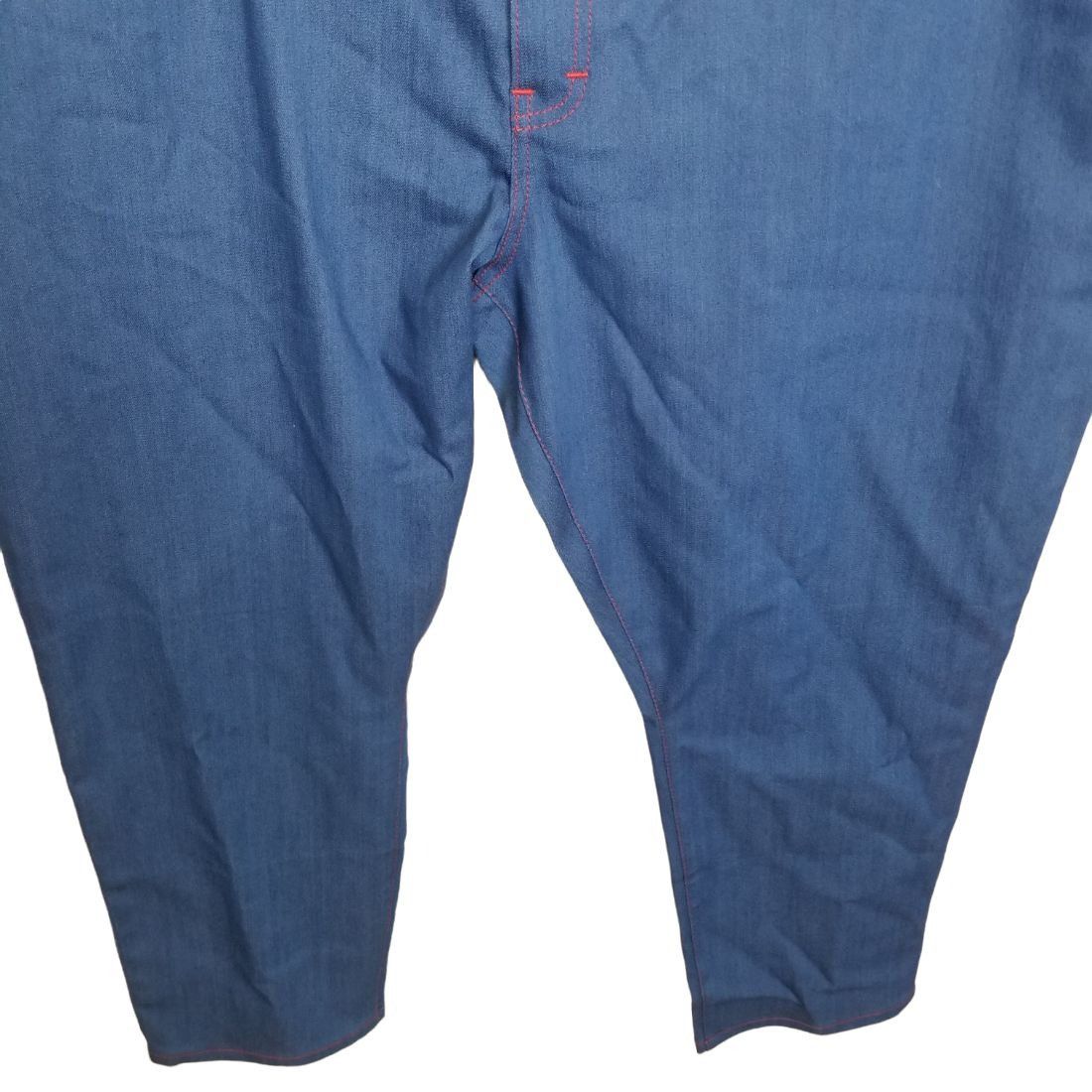 Other Blue Delta Mens 50X29 Blue Straight Leg Pants Custom Made In Size US 44 / EU 60 - 3 Thumbnail