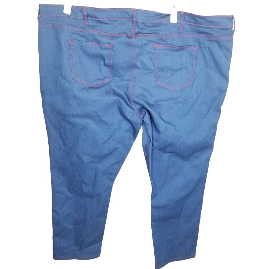 Other Blue Delta Mens 50X29 Blue Straight Leg Pants Custom Made In Size US 44 / EU 60 - 7 Preview