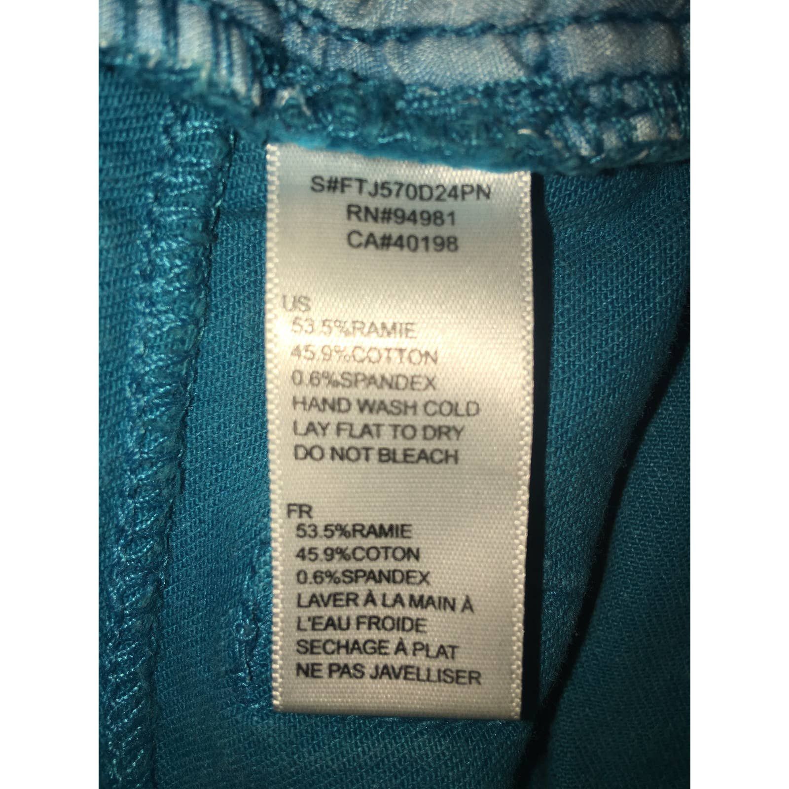 Forever 21 Forever 21 Stretch Denim Turquoise Blue Jeans Size 29" - 9 Thumbnail
