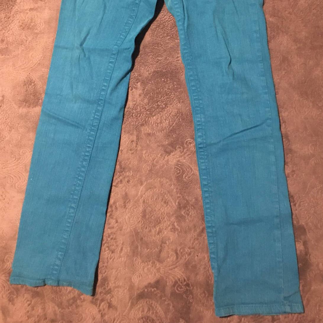 Forever 21 Forever 21 Stretch Denim Turquoise Blue Jeans Size 29" - 4 Thumbnail