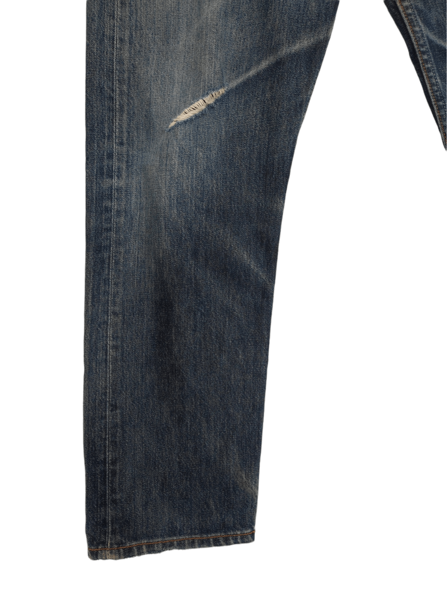 Levi's × Levi's Vintage Clothing Vintage Levi's 501 Ripped Distressed Faded Levi's Denim Size US 34 / EU 50 - 5 Thumbnail