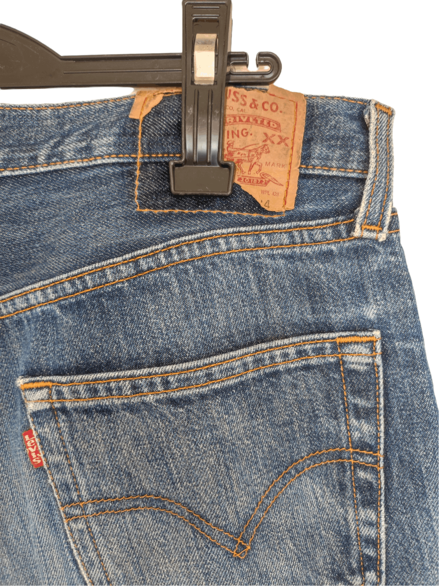 Levi's × Levi's Vintage Clothing Vintage Levi's 501 Ripped Distressed Faded Levi's Denim Size US 34 / EU 50 - 11 Thumbnail