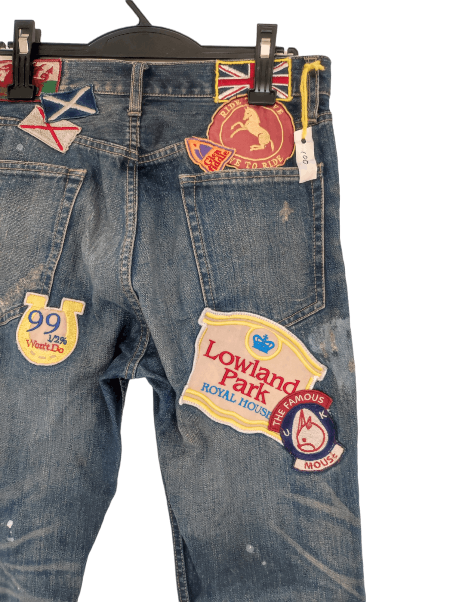 If Six Was Nine × Le Grande Bleu (L.G.B.) × PPFM Vintage PPFM Denim Japan Patches PPFM Honeycomb Size US 32 / EU 48 - 2 Thumbnail