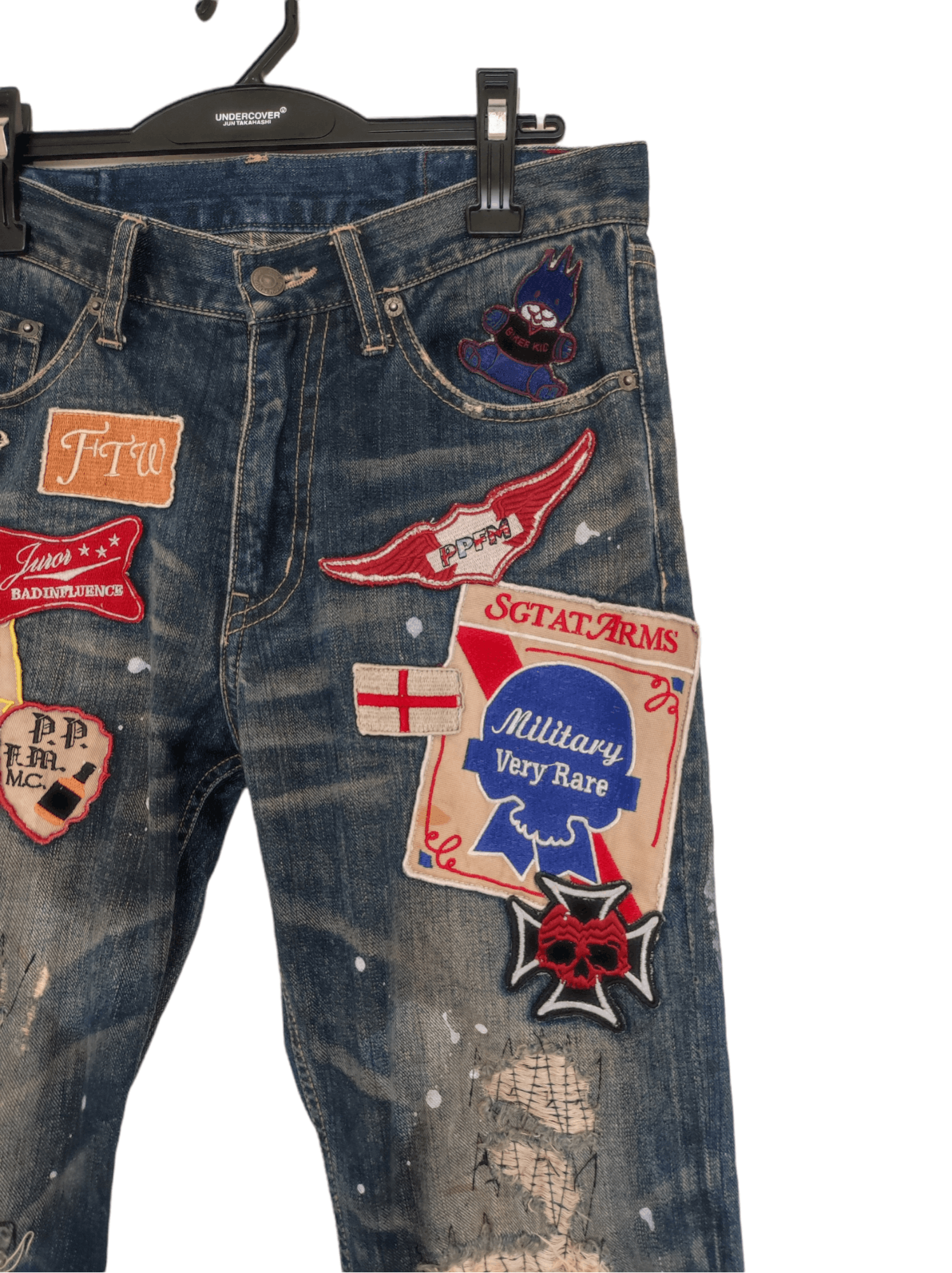 If Six Was Nine × Le Grande Bleu (L.G.B.) × PPFM Vintage PPFM Denim Japan Patches PPFM Honeycomb Size US 32 / EU 48 - 6 Thumbnail