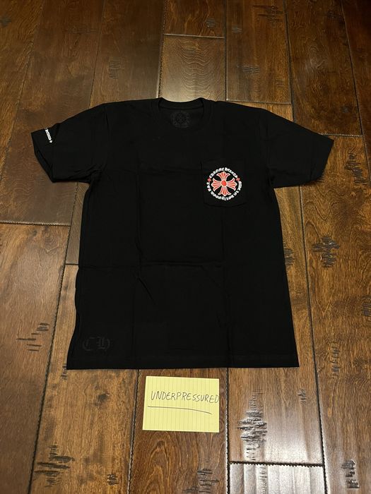 Chrome Hearts NEW** CHROME HEARTS RED CROSS TEE LARGE | Grailed