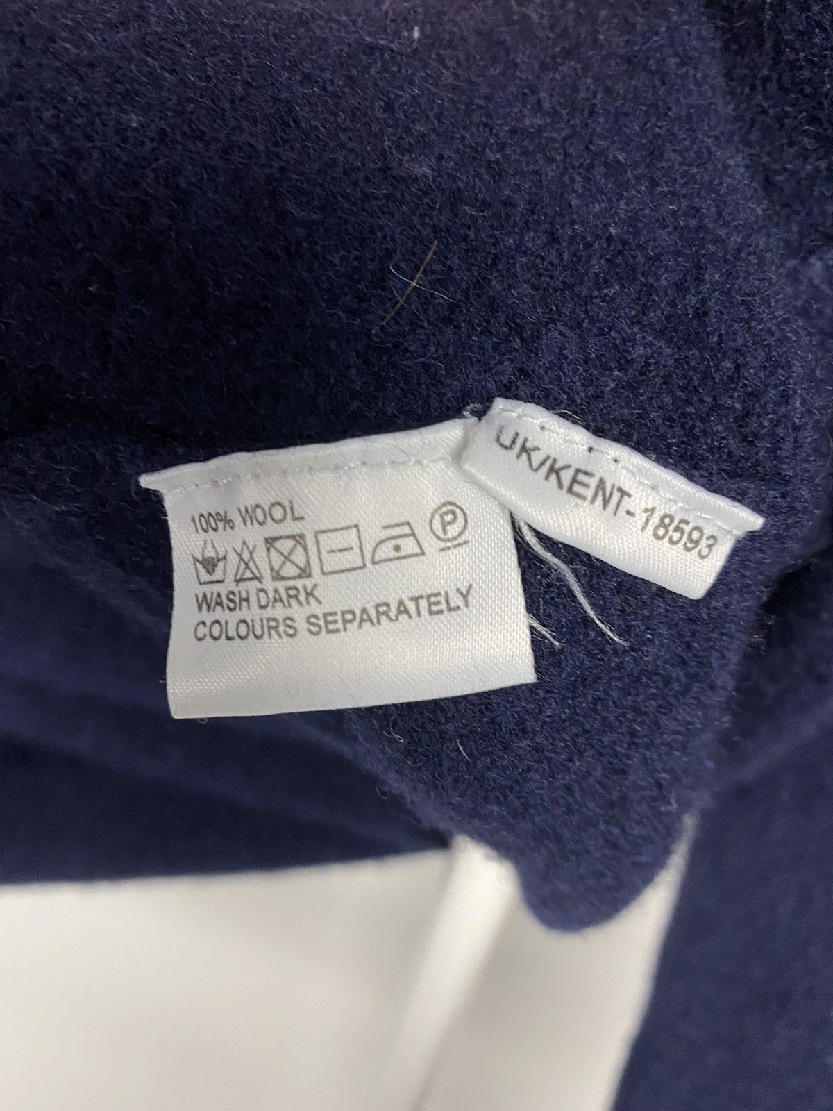 Vintage 90s Yves Saint Laurent vintage zip up navy YSL sweater Size US L / EU 52-54 / 3 - 6 Thumbnail