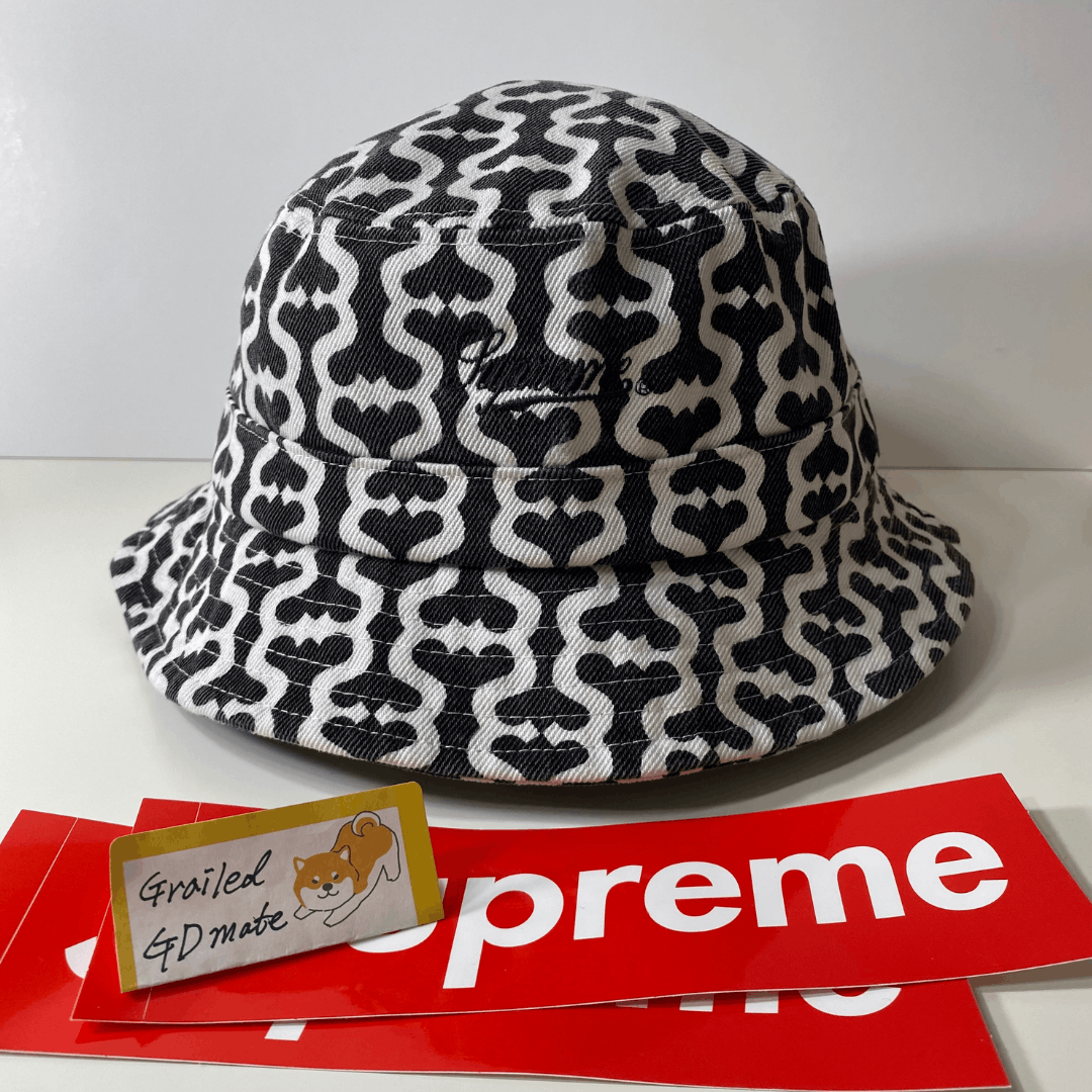 Supreme Supreme Twill Crusher Black Monogram S/M | Grailed