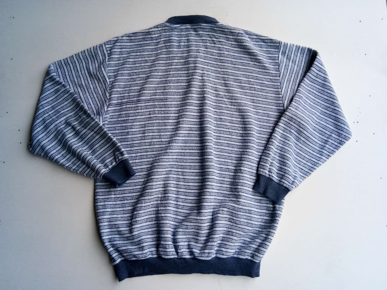 Designer Vintage Gunze Fashion Striped Sweatshirt Size US XL / EU 56 / 4 - 4 Thumbnail
