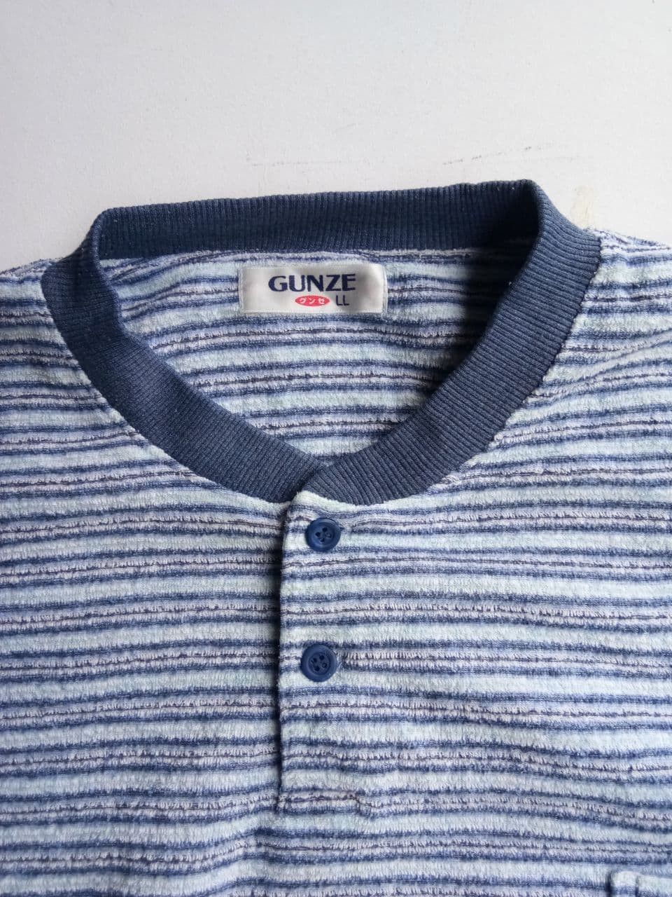 Designer Vintage Gunze Fashion Striped Sweatshirt Size US XL / EU 56 / 4 - 5 Thumbnail
