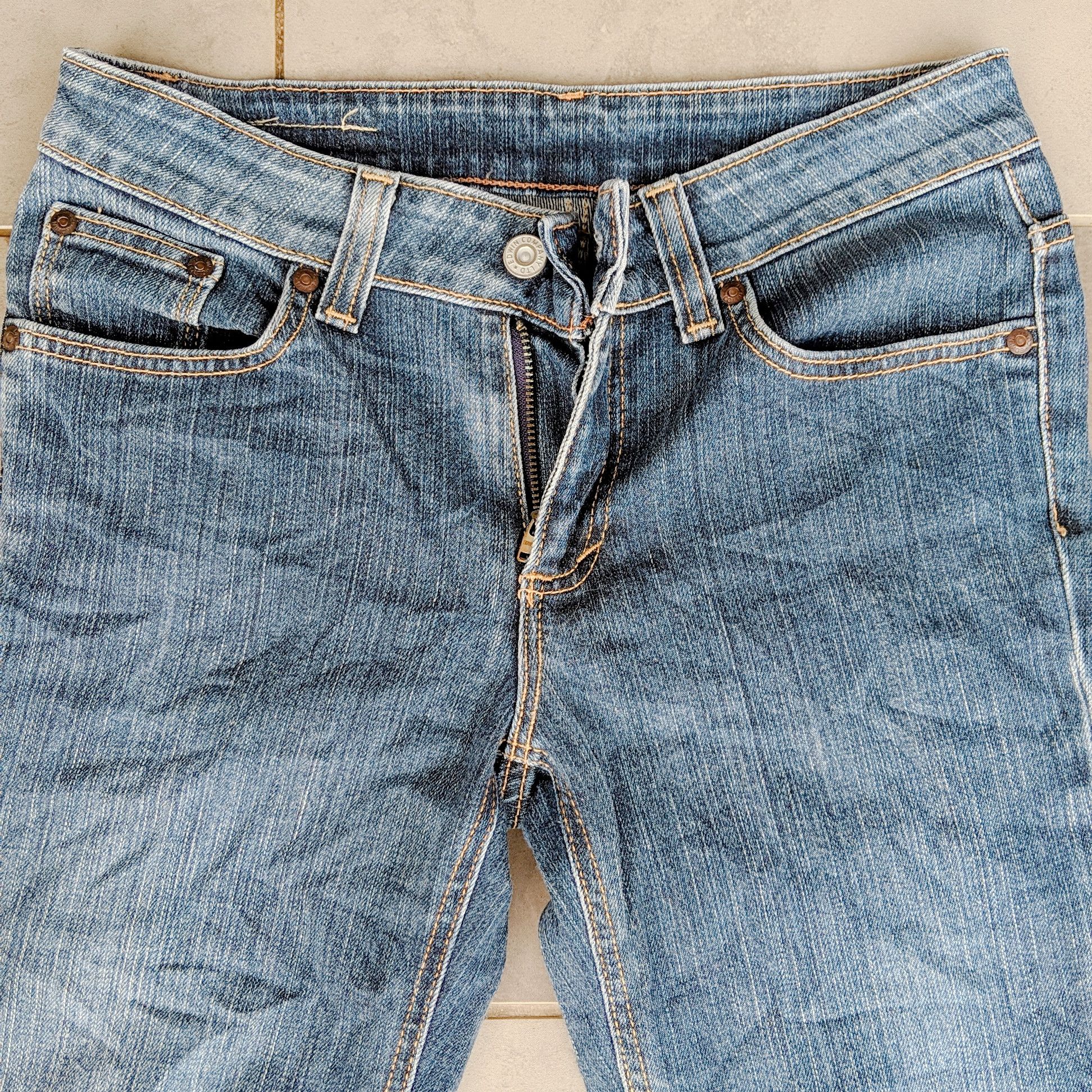 Edwin Vintage EDWIN Japan 28x30 Light Wash Denim Pants Size US 28 / EU 44 - 12 Thumbnail