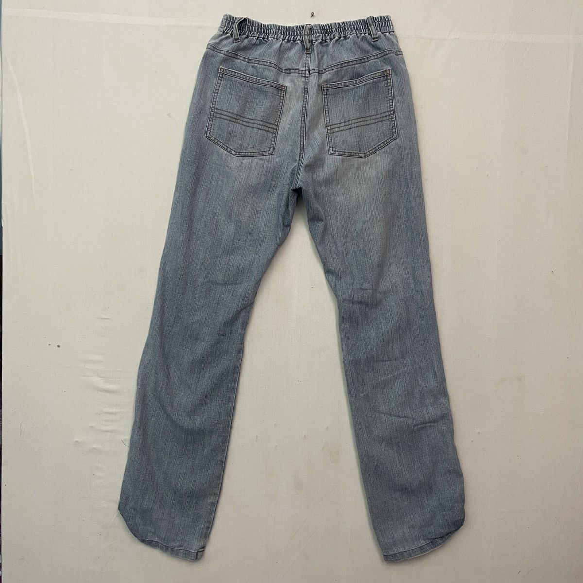 Japanese Brand Vintage Japanese Faded Denim Cargo Pants Size US 31 - 6 Thumbnail