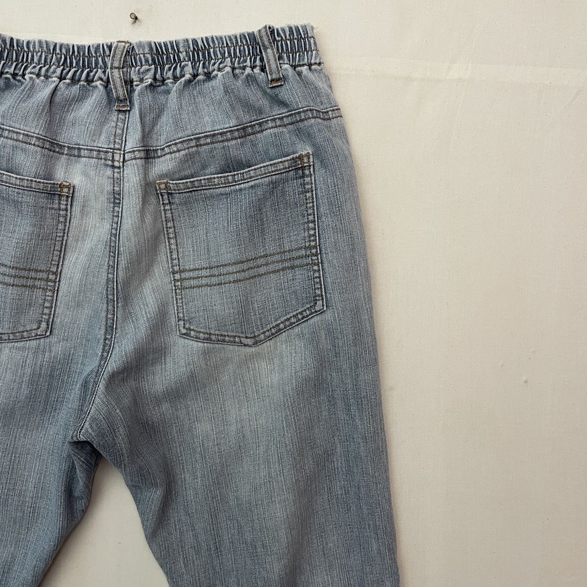 Japanese Brand Vintage Japanese Faded Denim Cargo Pants Size US 31 - 7 Thumbnail