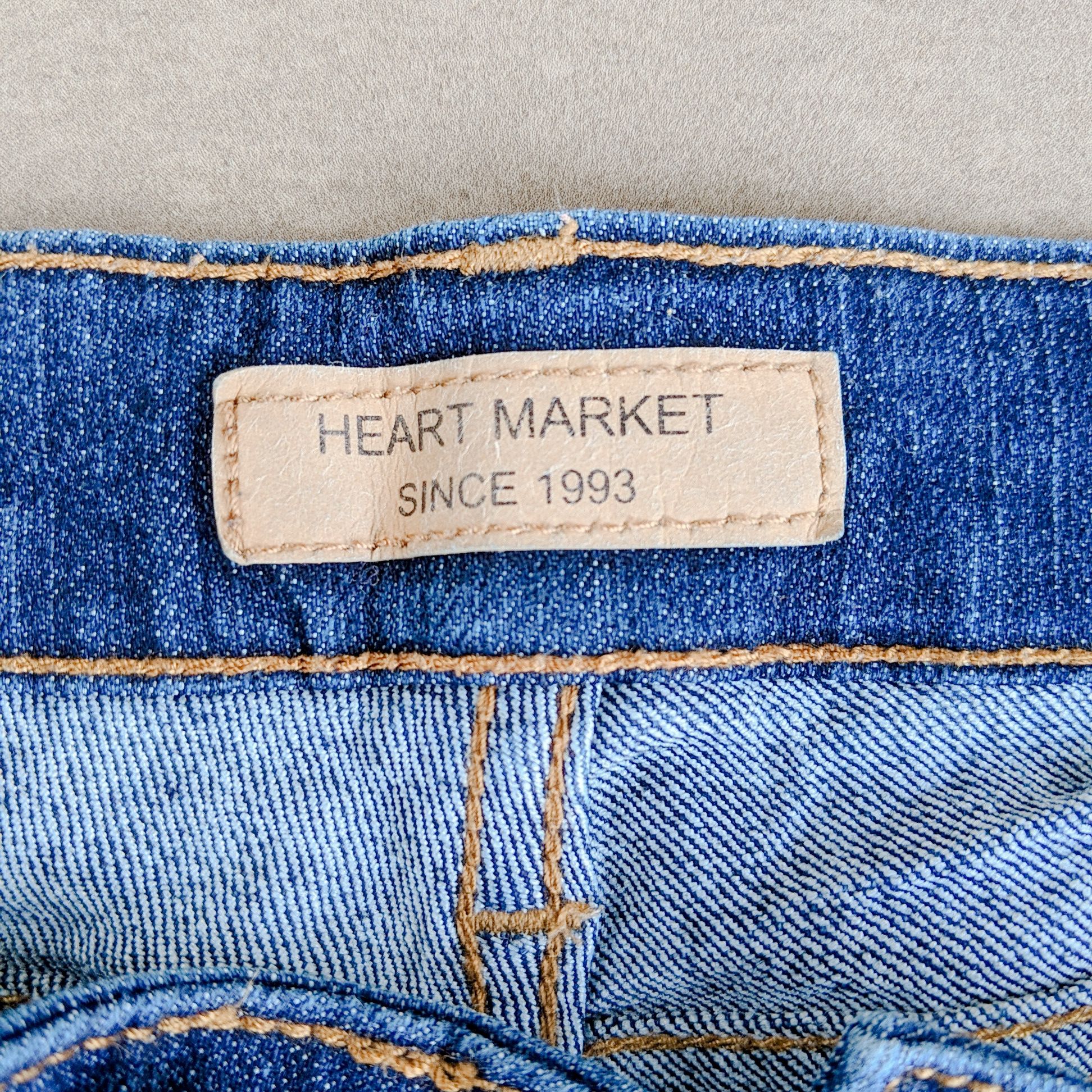 Japanese Brand × Jean Vintage Heart Market 1993 Japan Denim Pants Size US 30 / EU 46 - 8 Thumbnail