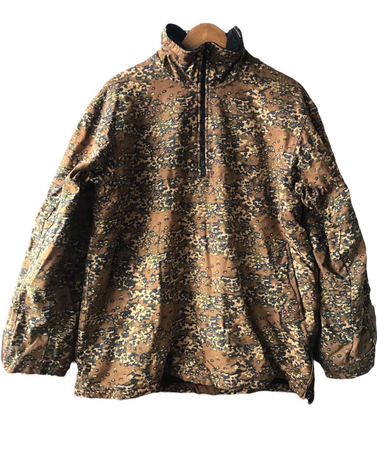 A.P.C Camo Half Zip Jacket riri zipper