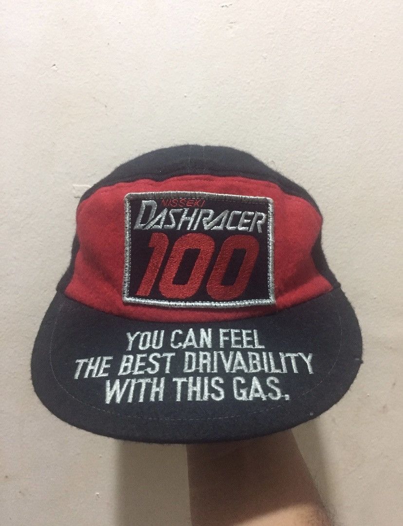 Vintage 1989 Nisseki Dashracer 100 6 Panel Hat Size ONE SIZE - 1 Thumbnail