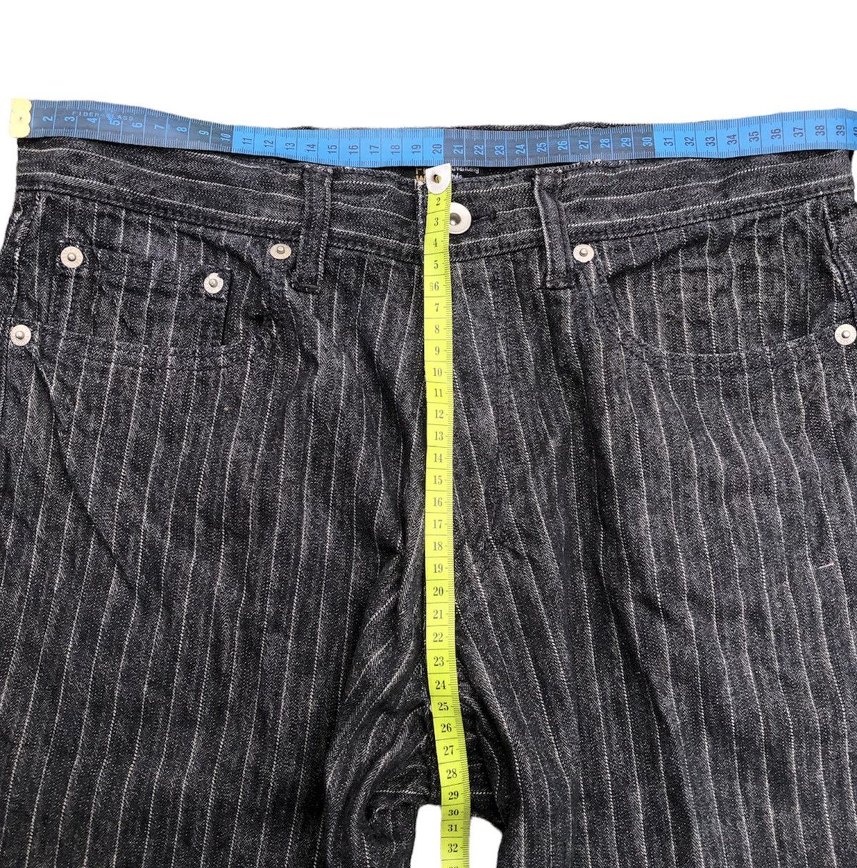 Hysteric Glamour Japanese-Finway Hickory Black Denim Pants Size US 30 / EU 46 - 3 Thumbnail