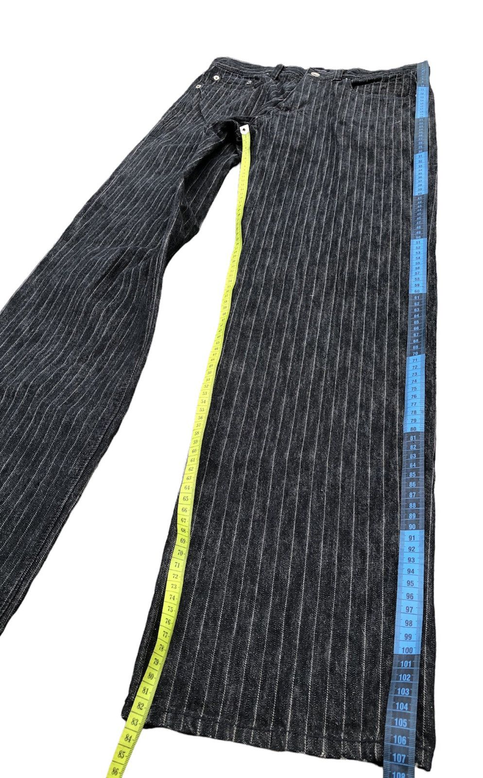 Hysteric Glamour Japanese-Finway Hickory Black Denim Pants Size US 30 / EU 46 - 4 Thumbnail