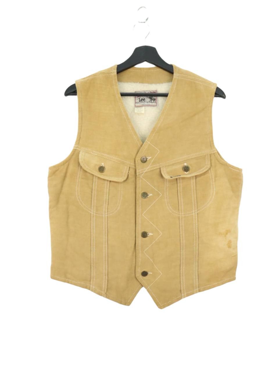 Lee Vintage 60's LEE Storm Rider Suede Sherpa Vest MADE IN USA Size US M / EU 48-50 / 2 - 1 Thumbnail