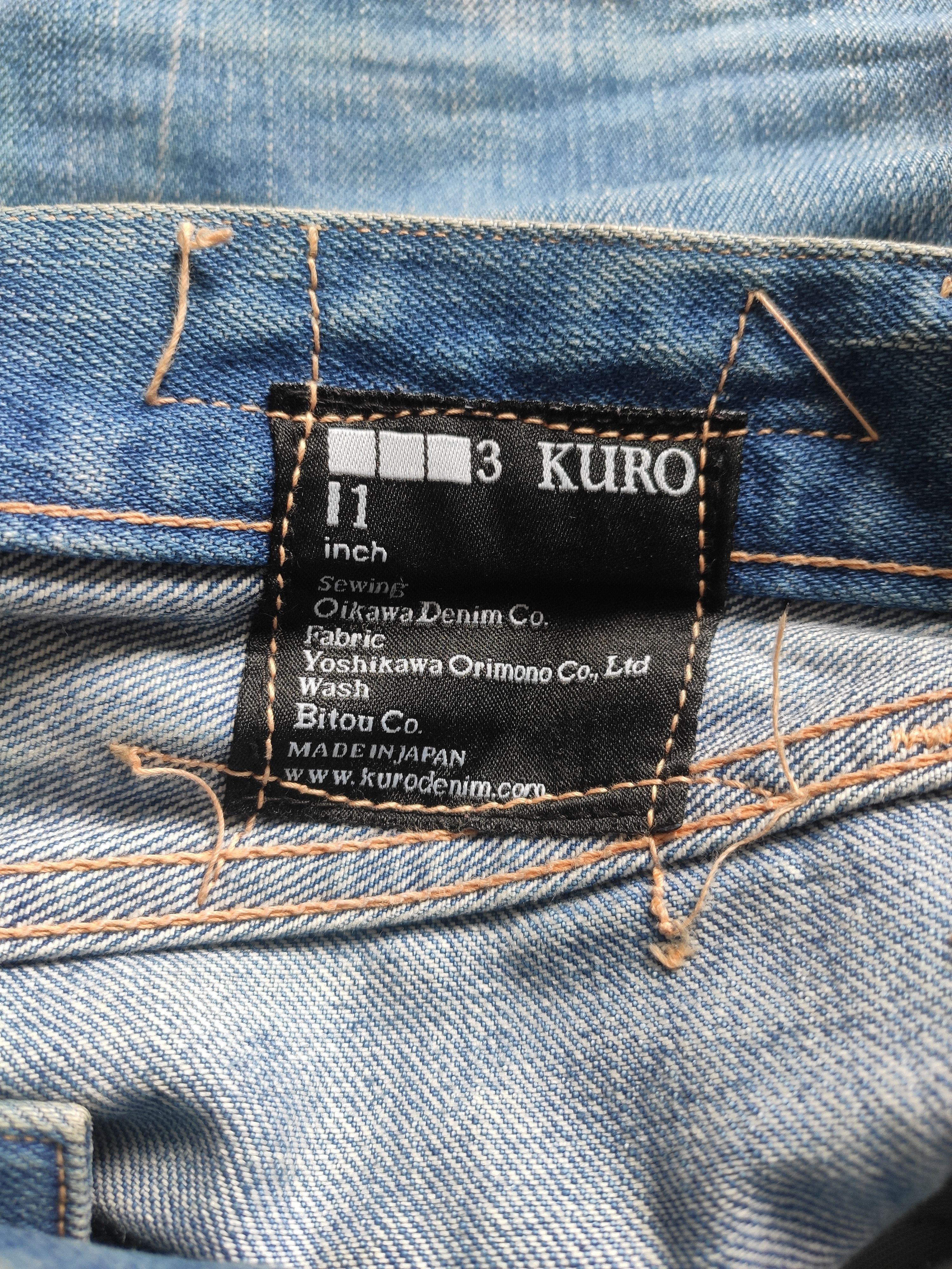 KURO 960018 13OZ GRAPHITE.Like Dior homme or Dsquared Size US 31 - 7 Thumbnail