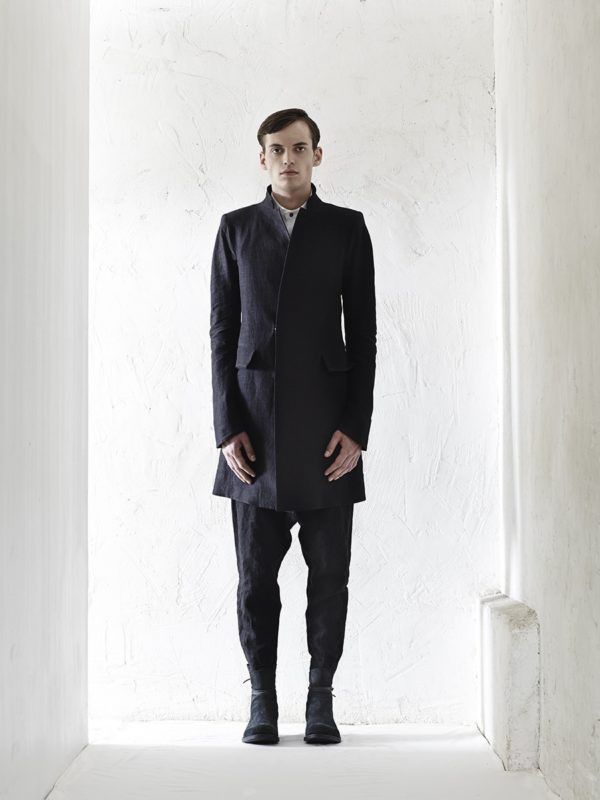 image of Yohan Serfaty High Waist Trousers in Black, Men's (Size 32)