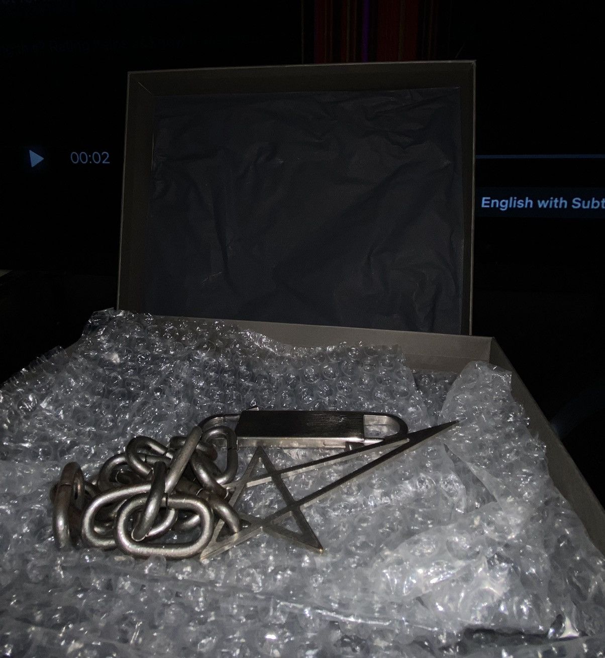 Rick Owens × Rick Owens Drkshdw Rick Owens Pentagram Choker Rick Owens × Rick Owens Drkshdw Rick Owens Pentagram Choker