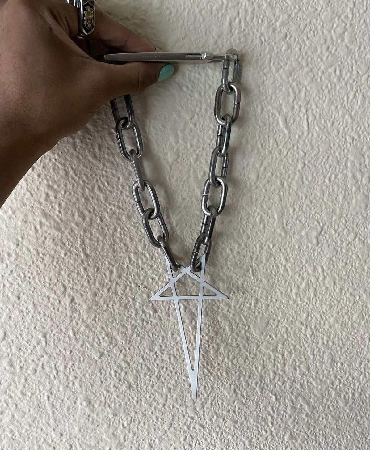 Rick Owens Rick Owens Pentagram Choker | Grailed